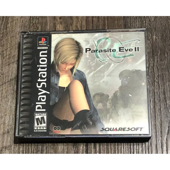 Parasite Eve II 2 - PlayStation 1 Sony PS1 Complete Excellent Black Label - Picture 1 of 5
